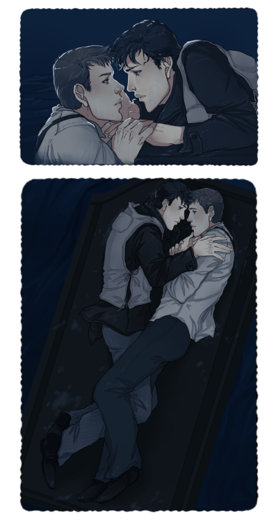 DeanCas Titanic!AU: Together on the Water (click on the link for the full version on my dA~♥)