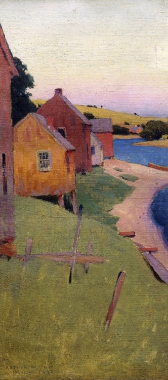 poboh:
“ Ipswich Shanties, 1892, Arthur Wesley Dow. American (1857 - 1922)
”