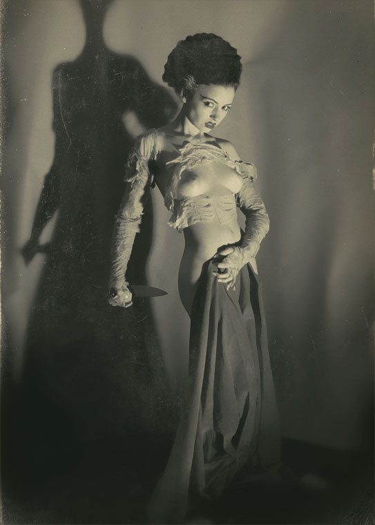 theblackcat79:  arcaneimages: Bride of Frankenstein pin-up shoot 