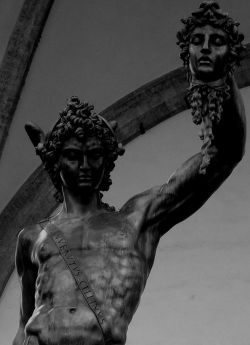 lycurganreform:  Cellini’s statue of Perseus defeating Medusa  