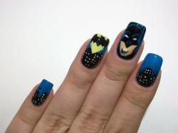 beautylish:  Check out these Batman nails from Beautylish Beauty Tereska H.!