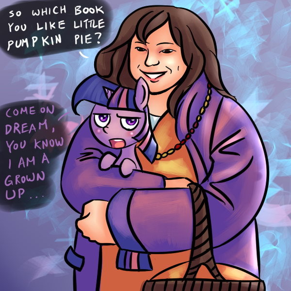 fluffie-ponies:   Artist with OC Ponies IRL 3 Sorry no creepy humor this time. 