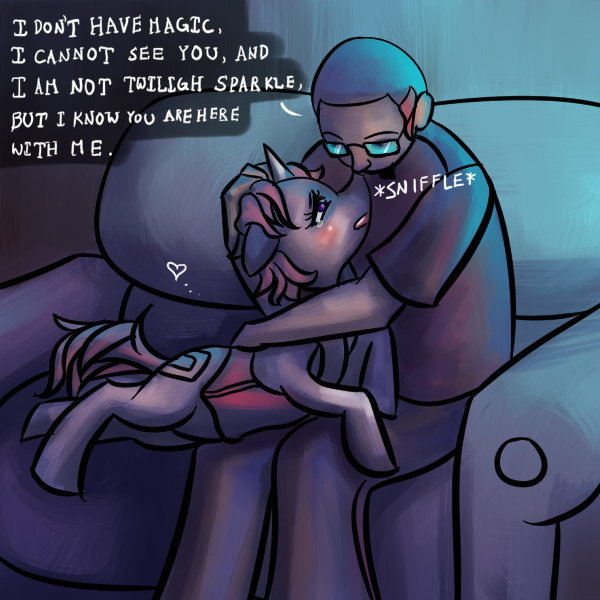 fluffie-ponies:   Artist with OC Ponies IRL 3 Sorry no creepy humor this time. 