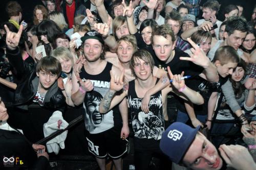 Adept, Hanging out with the crowd in Moscow, amazing show...