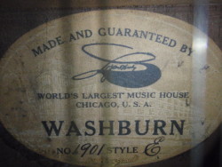 moodsofthemoon:  Washburn antique guitar