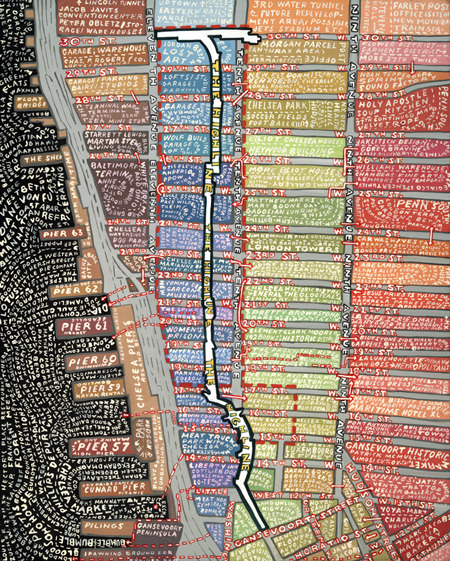 explore-blog: Iconic designer Paula Scher celebrates The High Line with this gorgeous post