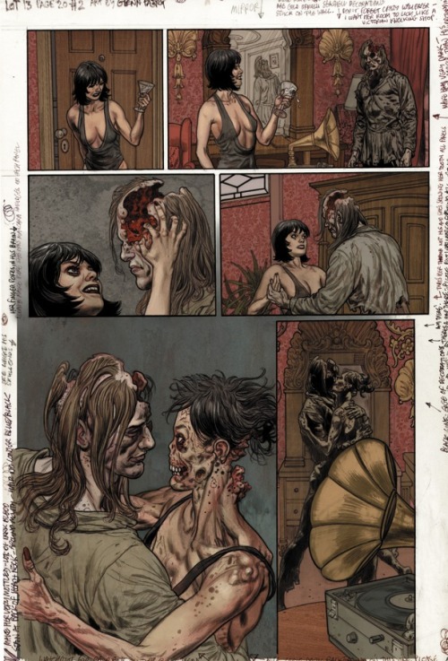 arcaneimages:  Glenn Fabry. Page from DC graphic novel I wrote called LOT 13. Six issues of pages like this and no word when or if DC plans to publish.  
