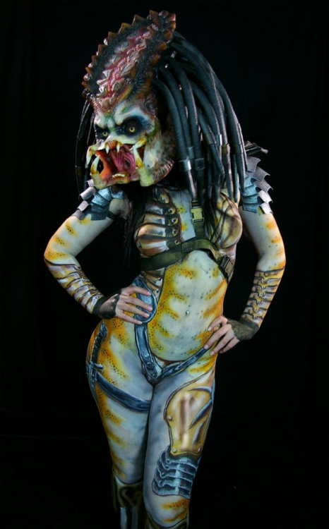 Cosplay body paint