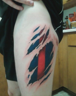 Remainchiveon:  United States Marine Corps Nco Blood Stripe Done At American Tattoo