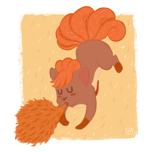 #37 Vulpix by Tara Abbamondi