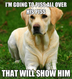 tastefullyoffensive:  Dog Logic 