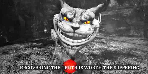 Cheshire Cat ✦ When the remarkable becomes bizarre, reason turns rancid Tumblr_m2r0pd9plS1qksfn6o1_500