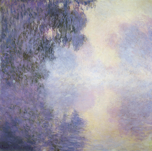 deadpaint:Claude Monet, Bras de Seine près de Giverny, brouillard