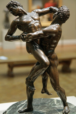 thisblueboy:Hercules and Antaeus, Italian,