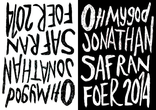 onthestrand:JONATHAN SAFRAN FOER | NEW NOVEL | 2014 Simon Prosser, Publishing Director of Hamish H