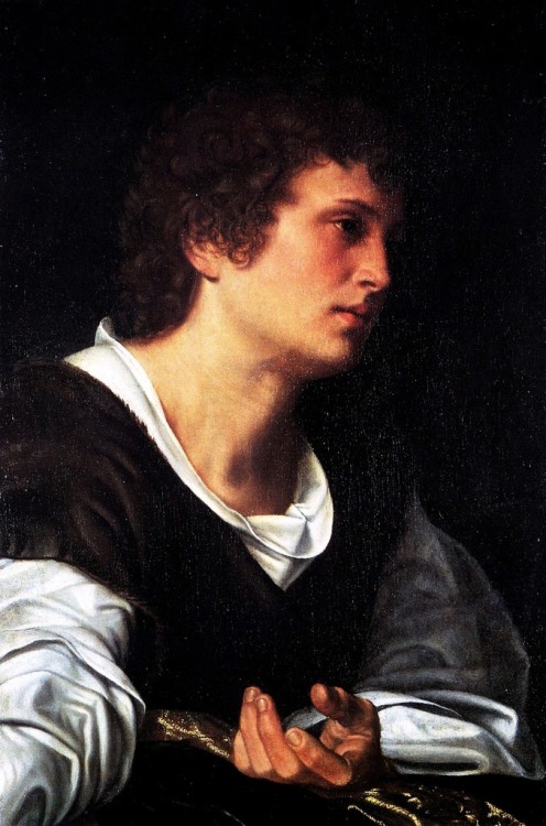 Young Man, by Giovanni Gerolamo Savoldo, Galleria Borghese, Rome.