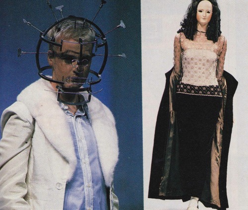 thefacemagazinescans:from an article about Student fashion week, August 1996