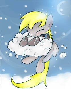 buckyeahmylittlepony:  Derpy winters by ~SunnyBunnyi