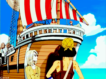  Usopp: You guys take care too. I’ll see you again sometime.Luffy: Why?Usopp: Why..