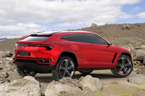 This is the new Lamborghini SUV. It’s called the Urus. It will soon be officially unveiled.