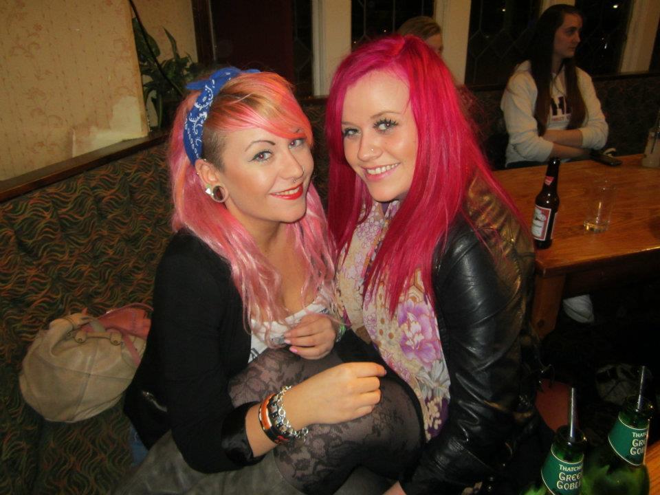 mynamebackwardsisthesame:  This is myself and one of my best mates Becky from Isle