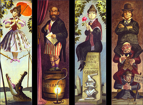 novocainelipstick:  Disney’s Haunted Mansion art and sketches by Marc Davis (1969)