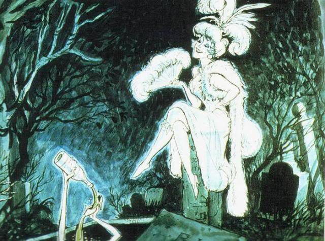 novocainelipstick:  Disney’s Haunted Mansion art and sketches by Marc Davis (1969)