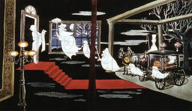 novocainelipstick:  Disney’s Haunted Mansion art and sketches by Marc Davis (1969)