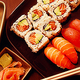 i could go for some sushi right now. 