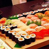 i could go for some sushi right now. 