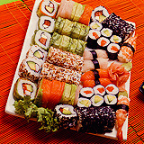 i could go for some sushi right now. 