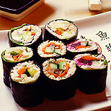 i could go for some sushi right now. 