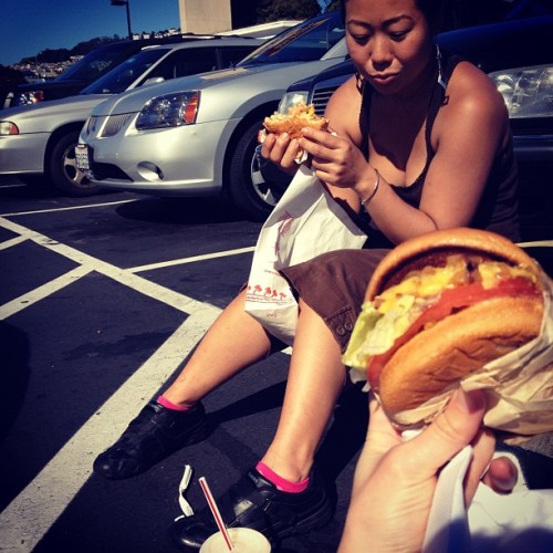 Cheeseburgers and milkshakes time! (Taken with instagram)