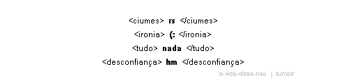 Sentimentos de linhas.