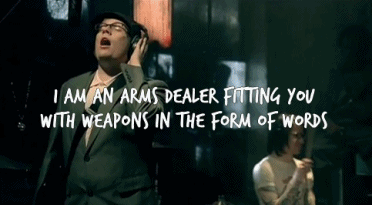 dallonweekes:   my favourite lines from my favourite fall out boy videos  