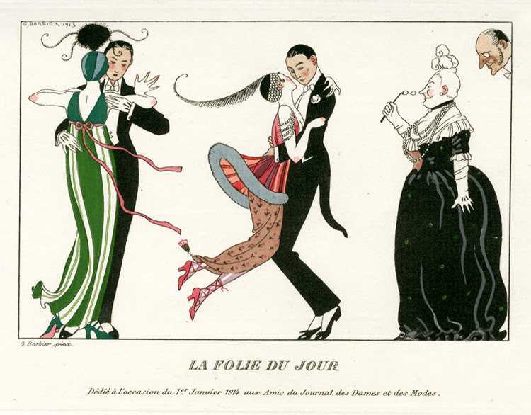 fuckyeahvintageillustration:  ‘La Folie du Jour’ (1913) by George Barbier, published