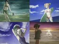 Konoha Girls at the beach