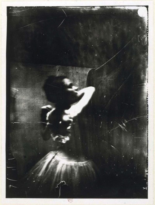 Dancer adjusting her shoulder strap, ca. 1900Photographs by Edgar Degas