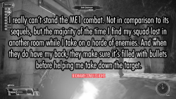 I dislike ME1 combat so much to the point