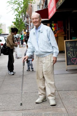 Tyleroakley:  Humansofnewyork:  I Found This Man On 7Th Avenue In Park Slope. He