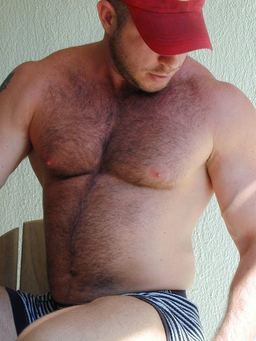 buffbeefybear:  Hairy musle 