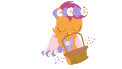 fanmlp:  FLower Girl Scootaloo by ~Amana07