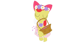 fanmlp:  Flower Girl AppleBloom by ~Amana07