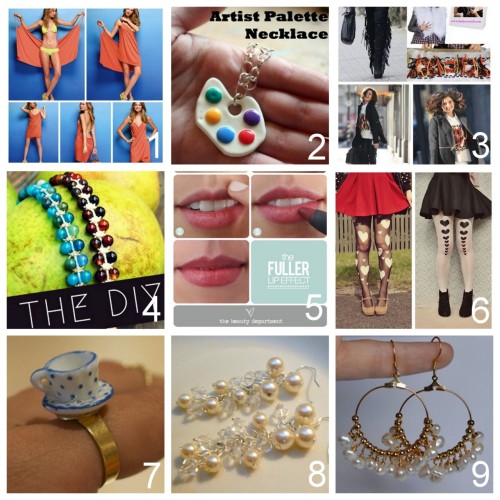 Roundup Nine DIY Jewelry and Fashion Tutorials PART FOUR. Roundup of this past week if you missed an