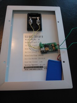 Panel view with arduino power feed