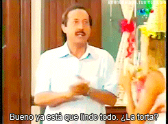 Que terminen de cantarte feliz cumpleaños y vos estas como: