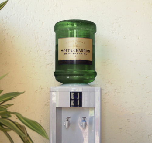 Champagne on tap.