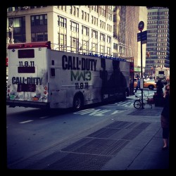 gamerblogtv:  #MW3 #BusTour #42st (Taken with instagram) 