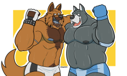 pandragonwolf:  Mess you up! - by HoundGrey 