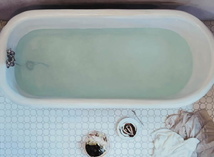 bitchville:  Secretly Pigging Out - Realistic oil paintings by http://www.leepricestudio.com/